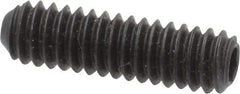 Holo-Krome - 1/4-20 UNC, 7/8" OAL, Cup Point Set Screw - Grade 8 Alloy Steel, 1/8" Key - Benchmark Tooling