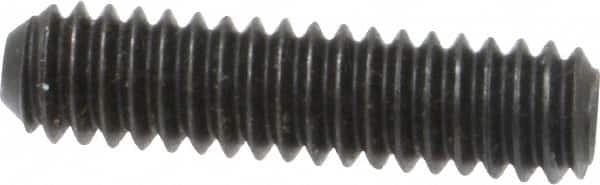 Holo-Krome - 1/4-20 UNC, 1" OAL, Cup Point Set Screw - Grade 8 Alloy Steel, 1/8" Key - Benchmark Tooling