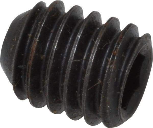 Holo-Krome - 5/16-18 UNC, 3/8" OAL, Cup Point Set Screw - Grade 8 Alloy Steel, 5/32" Key - Benchmark Tooling