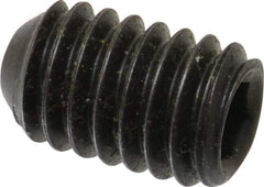 Holo-Krome - 5/16-18 UNC, 1/2" OAL, Cup Point Set Screw - Grade 8 Alloy Steel, 5/32" Key - Benchmark Tooling