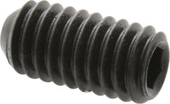 Holo-Krome - 5/16-18 UNC, 5/8" OAL, Cup Point Set Screw - Grade 8 Alloy Steel, 5/32" Key - Benchmark Tooling