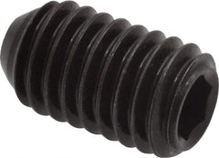 Holo-Krome - 7/16-14 UNC, 3/4" OAL, Cup Point Set Screw - Grade 8 Alloy Steel, 7/32" Key - Benchmark Tooling