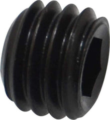 Holo-Krome - 1/2-13 UNC, 3/8" OAL, Cup Point Set Screw - Grade 8 Alloy Steel, 1/4" Key - Benchmark Tooling