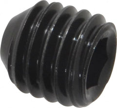 Holo-Krome - 1/2-13 UNC, 1/2" OAL, Cup Point Set Screw - Grade 8 Alloy Steel, 1/4" Key - Benchmark Tooling