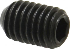 Holo-Krome - 1/2-13 UNC, 3/4" OAL, Cup Point Set Screw - Grade 8 Alloy Steel, 1/4" Key - Benchmark Tooling