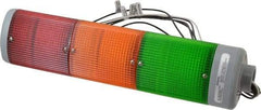 Edwards Signaling - Incandescent Lamp, Amber, Green, Red, Steady, Preassembled Stackable Tower Light Module Unit - 120 VAC, 0.32 Amp, IP54, IP65 Ingress Rating, 3R, 4X NEMA Rated, Pipe Mount - Benchmark Tooling