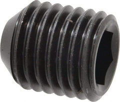 Holo-Krome - 7/8-9 UNC, 1" OAL, Cup Point Set Screw - Grade 8 Alloy Steel, 1/2" Key - Benchmark Tooling