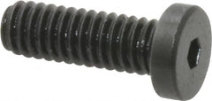 Holo-Krome - #8-32 UNC Hex Socket Drive, Low Socket Cap Screw - Alloy Steel, Black Oxide Finish, Fully Threaded, 1/2" Length Under Head - Benchmark Tooling