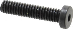 Holo-Krome - #8-32 UNC Hex Socket Drive, Low Socket Cap Screw - Alloy Steel, Black Oxide Finish, Fully Threaded, 3/4" Length Under Head - Benchmark Tooling