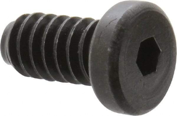 Holo-Krome - #10-24 UNC Hex Socket Drive, Low Socket Cap Screw - Alloy Steel, Black Oxide Finish, Fully Threaded, 3/8" Length Under Head - Benchmark Tooling