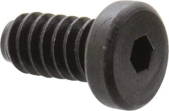 Holo-Krome - #10-24 UNC Hex Socket Drive, Low Socket Cap Screw - Alloy Steel, Black Oxide Finish, Fully Threaded, 3/8" Length Under Head - Benchmark Tooling