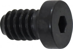 Holo-Krome - 1/4-20 UNC Hex Socket Drive, Low Socket Cap Screw - Alloy Steel, Black Oxide Finish, Fully Threaded, 3/8" Length Under Head - Benchmark Tooling
