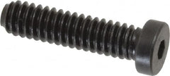 Holo-Krome - 1/4-20 UNC Hex Socket Drive, Low Socket Cap Screw - Alloy Steel, Black Oxide Finish, Fully Threaded, 1" Length Under Head - Benchmark Tooling