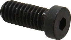 Holo-Krome - 5/16-18 UNC Hex Socket Drive, Low Socket Cap Screw - Alloy Steel, Black Oxide Finish, Fully Threaded, 3/4" Length Under Head - Benchmark Tooling