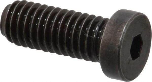 Holo-Krome - 3/8-16 UNC Hex Socket Drive, Low Socket Cap Screw - Alloy Steel, Black Oxide Finish, Fully Threaded, 1" Length Under Head - Benchmark Tooling