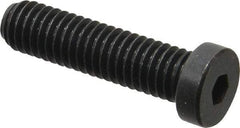 Holo-Krome - 3/8-16 UNC Hex Socket Drive, Low Socket Cap Screw - Alloy Steel, Black Oxide Finish, Fully Threaded, 1-1/2" Length Under Head - Benchmark Tooling