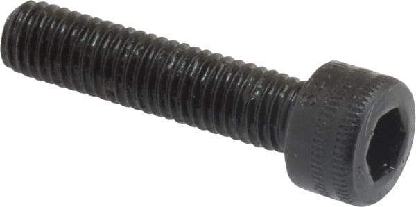 Holo-Krome - M5x0.80 Metric Coarse Hex Socket Drive, Socket Cap Screw - Grade 12.9 Alloy Steel, Black Oxide Finish, Fully Threaded, 22mm Length Under Head - Benchmark Tooling