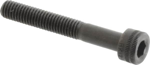 Holo-Krome - M5x0.80 Metric Coarse Hex Socket Drive, Socket Cap Screw - Grade 12.9 Alloy Steel, Black Oxide Finish, Partially Threaded, 35mm Length Under Head - Benchmark Tooling
