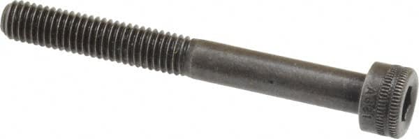 Holo-Krome - M5x0.80 Metric Coarse Hex Socket Drive, Socket Cap Screw - Grade 12.9 Alloy Steel, Black Oxide Finish, Partially Threaded, 45mm Length Under Head - Benchmark Tooling