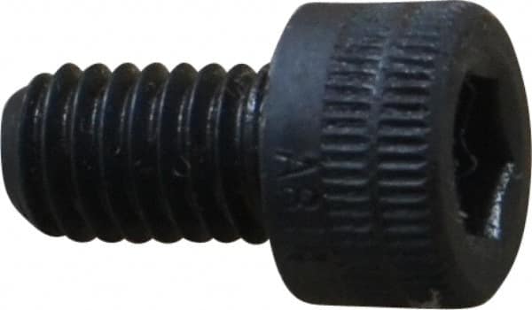 Holo-Krome - M6x1.00 Metric Coarse Hex Socket Drive, Socket Cap Screw - Grade 12.9 Alloy Steel, Black Oxide Finish, Fully Threaded, 10mm Length Under Head - Benchmark Tooling