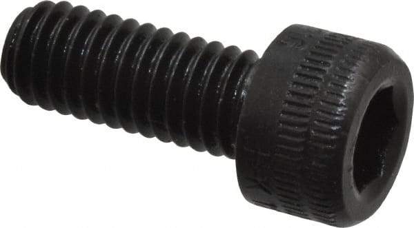 Holo-Krome - M6x1.00 Metric Coarse Hex Socket Drive, Socket Cap Screw - Grade 12.9 Alloy Steel, Black Oxide Finish, Fully Threaded, 15mm Length Under Head - Benchmark Tooling
