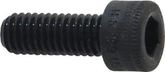 Holo-Krome - M6x1.00 Metric Coarse Hex Socket Drive, Socket Cap Screw - Grade 12.9 Alloy Steel, Black Oxide Finish, Fully Threaded, 16mm Length Under Head - Benchmark Tooling