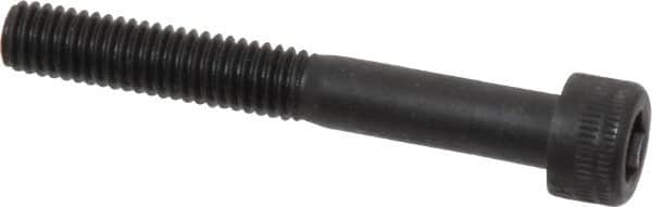 Holo-Krome - M6x1.00 Metric Coarse Hex Socket Drive, Socket Cap Screw - Grade 12.9 Alloy Steel, Black Oxide Finish, Partially Threaded, 45mm Length Under Head - Benchmark Tooling