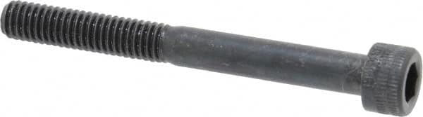 Holo-Krome - M6x1.00 Metric Coarse Hex Socket Drive, Socket Cap Screw - Grade 12.9 Alloy Steel, Black Oxide Finish, Partially Threaded, 55mm Length Under Head - Benchmark Tooling