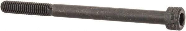 Holo-Krome - M6x1.00 Metric Coarse Hex Socket Drive, Socket Cap Screw - Grade 12.9 Alloy Steel, Black Oxide Finish, Partially Threaded, 80mm Length Under Head - Benchmark Tooling