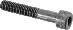Holo-Krome - M8x1.25 Metric Coarse Hex Socket Drive, Socket Cap Screw - Grade 12.9 Alloy Steel, Black Oxide Finish, Partially Threaded, 45mm Length Under Head - Benchmark Tooling