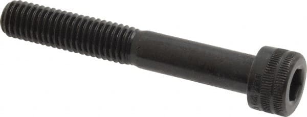 Holo-Krome - M8x1.25 Metric Coarse Hex Socket Drive, Socket Cap Screw - Grade 12.9 Alloy Steel, Black Oxide Finish, Partially Threaded, 55mm Length Under Head - Benchmark Tooling