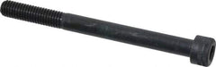 Holo-Krome - M8x1.25 Metric Coarse Hex Socket Drive, Socket Cap Screw - Grade 12.9 Alloy Steel, Black Oxide Finish, Partially Threaded, 90mm Length Under Head - Benchmark Tooling