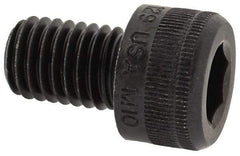 Holo-Krome - M10x1.50 Metric Coarse Hex Socket Drive, Socket Cap Screw - Grade 12.9 Alloy Steel, Black Oxide Finish, Fully Threaded, 15mm Length Under Head - Benchmark Tooling