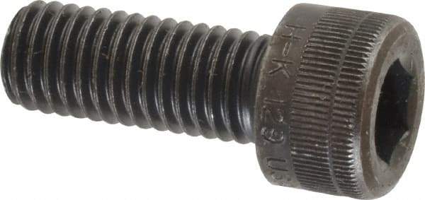 Holo-Krome - M10x1.50 Metric Coarse Hex Socket Drive, Socket Cap Screw - Grade 12.9 Alloy Steel, Black Oxide Finish, Fully Threaded, 25mm Length Under Head - Benchmark Tooling