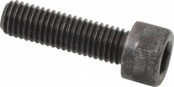 Holo-Krome - M10x1.50 Metric Coarse Hex Socket Drive, Socket Cap Screw - Grade 12.9 Alloy Steel, Black Oxide Finish, Fully Threaded, 35mm Length Under Head - Benchmark Tooling