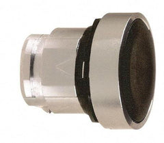 Schneider Electric - 22mm Mount Hole, Flush, Pushbutton Switch Only - Round, Black Pushbutton, Nonilluminated, Momentary (MO) - Benchmark Tooling