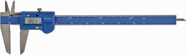 Mitutoyo - 0 to 200mm Range, 0.1mm Resolution, Electronic Caliper - Stainless Steel with 40mm Stainless Steel Jaws, 0.2mm Accuracy - Benchmark Tooling