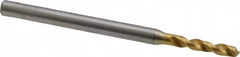 OSG - #44 130° Spiral Flute Vanadium High Speed Steel Screw Machine Drill Bit - Benchmark Tooling