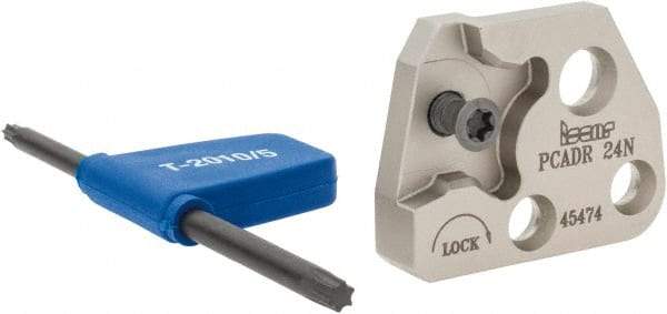 Iscar - 0.02 to 1/8" Groove Width, Right Hand Cut, PCAD Indexable Grooving Blade - Multiple Insert Styles, Series Modular Grip & PentaCut - Benchmark Tooling