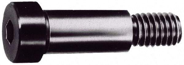 Value Collection - 3/4" Shoulder Diam x 6" Shoulder Length, 5/8-11 UNC, Hex Socket Shoulder Screw - 18-8 Stainless Steel, Uncoated, 1/2" Head Height x 1" Head Diam - Benchmark Tooling