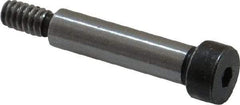 Holo-Krome - 1/4" Shoulder Diam x 1" Shoulder Length, #10-24 UNRC, Hex Socket Shoulder Screw - 8 Alloy Steel, Uncoated, 0.357 to 3/8" Head Diam - Benchmark Tooling