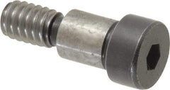 Holo-Krome - 5/16" Shoulder Diam x 3/8" Shoulder Length, 1/4-20 UNRC, Hex Socket Shoulder Screw - 8 Alloy Steel, Uncoated, 0.419 to 0.438" Head Diam - Benchmark Tooling