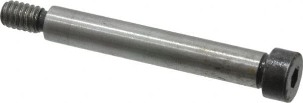 Holo-Krome - 5/16" Shoulder Diam x 2" Shoulder Length, 1/4-20 UNRC, Hex Socket Shoulder Screw - 8 Alloy Steel, Uncoated, 0.419 to 0.438" Head Diam - Benchmark Tooling