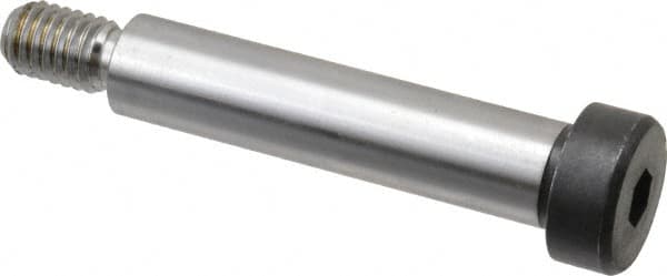 Holo-Krome - 1/2" Shoulder Diam x 2-1/4" Shoulder Length, 3/8-16 UNRC, Hex Socket Shoulder Screw - 8 Alloy Steel, Uncoated, 0.729 to 3/4" Head Diam - Benchmark Tooling