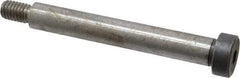 Holo-Krome - 1/2" Shoulder Diam x 3-1/2" Shoulder Length, 3/8-16 UNRC, Hex Socket Shoulder Screw - 8 Alloy Steel, Uncoated, 0.729 to 3/4" Head Diam - Benchmark Tooling