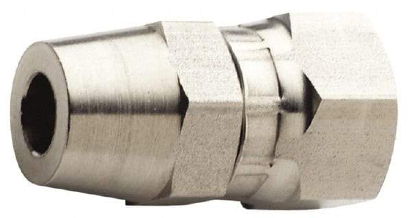 Made in USA - 1-1/16 x 1/4" Grade 316L Stainless Steel Pipe Swivel - Female JIC x Butt Weld End Connections - Benchmark Tooling