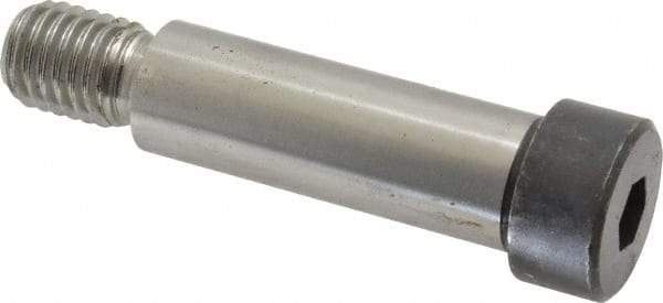 Holo-Krome - 3/4" Shoulder Diam x 2-1/4" Shoulder Length, 5/8-11 UNRC, Hex Socket Shoulder Screw - 8 Alloy Steel, Uncoated, 0.977 to 1" Head Diam - Benchmark Tooling