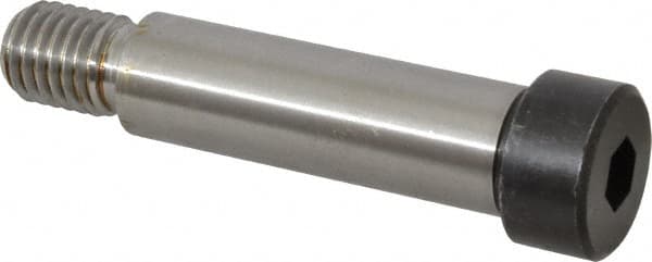 Holo-Krome - 3/4" Shoulder Diam x 2-1/2" Shoulder Length, 5/8-11 UNRC, Hex Socket Shoulder Screw - 8 Alloy Steel, Uncoated, 0.977 to 1" Head Diam - Benchmark Tooling
