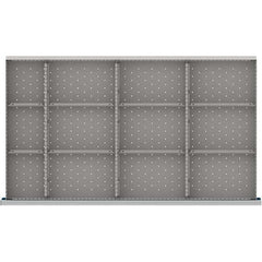 LISTA - 12-Compartment Drawer Divider Layout for 3.15" High Drawers - Benchmark Tooling