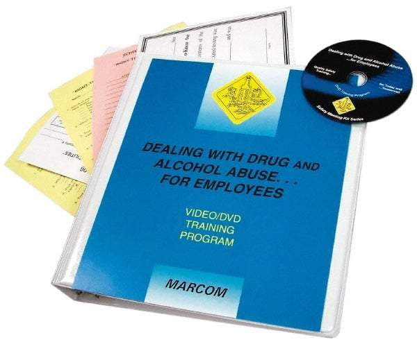 Marcom - Dealing with Drug and Alcohol Abuse for Employees, Multimedia Training Kit - 19 Minute Run Time DVD, English and Spanish - Benchmark Tooling